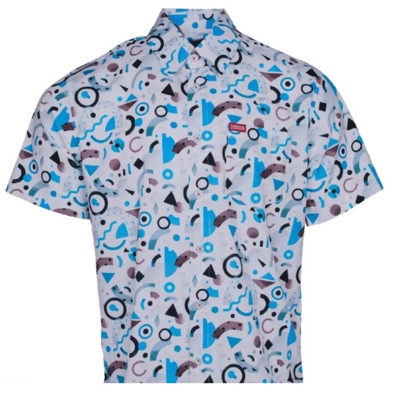 NEW Dixxon Flannel Co “New Wave” Button Down Short Sleeve Shirt Sz 4X - Picture 1 of 6